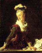 Jean-Honore Fragonard Portrait of Marie-Madeleine Guimard (1743-1816), French dancer oil painting